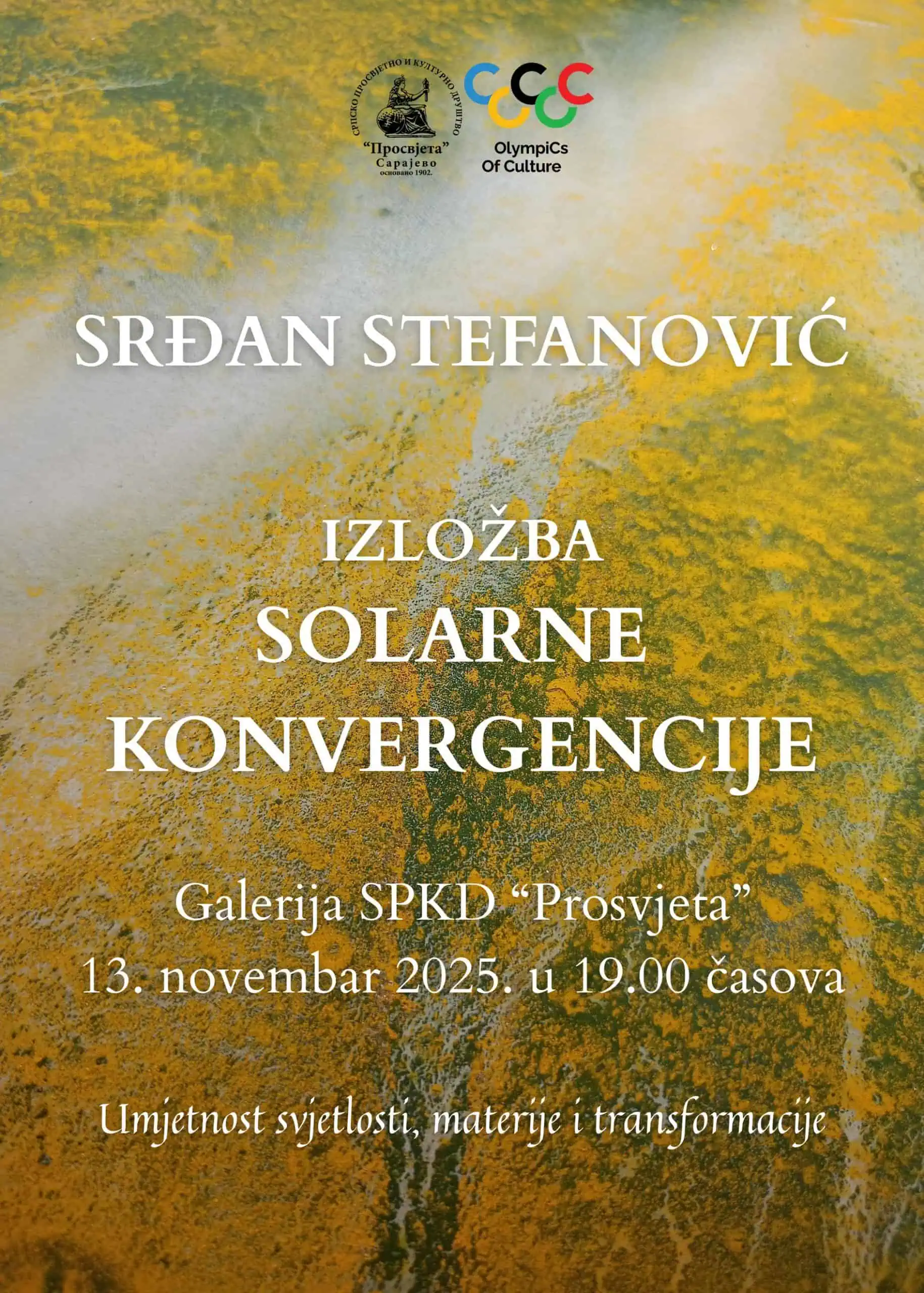 Изложба „Соларне конвергенције“ Срђана Стефановића у Сарајеву
